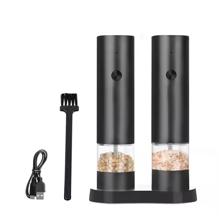 Electric Salt and Pepper Grinder Set Automatic: 1 Set(Duo)